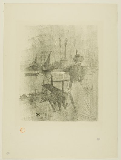 Afscheid door Henri de Toulouse-Lautrec