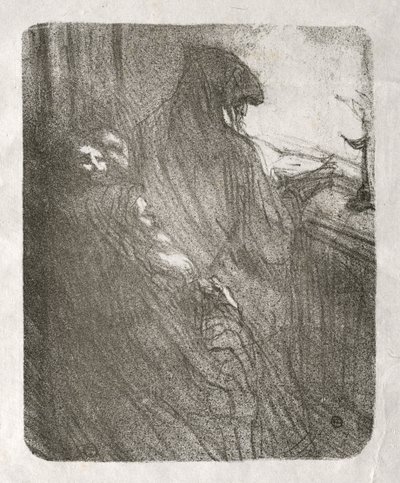 Aan de Voet van de Sinaï: Het Gebed van de Poolse Joden door Henri de Toulouse-Lautrec