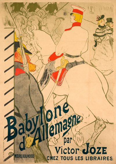Babylon in Duitsland door Henri de Toulouse-Lautrec
