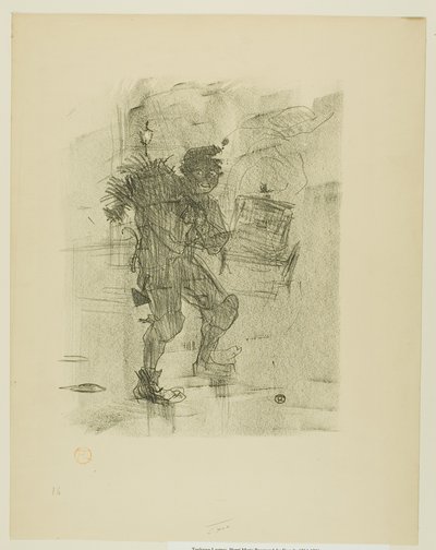 Kerstballade, uit Mélodies de Désiré Dihau door Henri de Toulouse-Lautrec