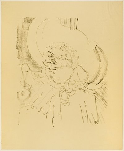 Coquelin de Oudere, uit Treize Lithographies door Henri de Toulouse-Lautrec