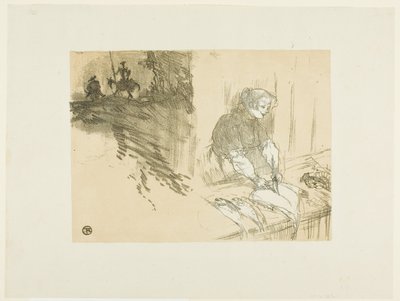 Omslag voor Les Courtes Joies door Henri de Toulouse-Lautrec