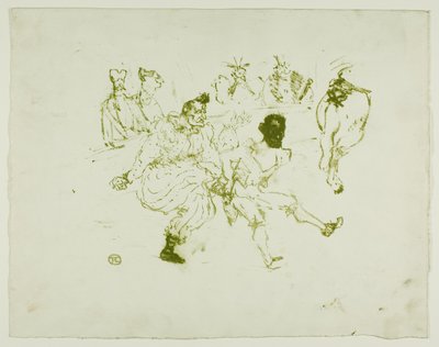 Footit en chocolade door Henri de Toulouse-Lautrec