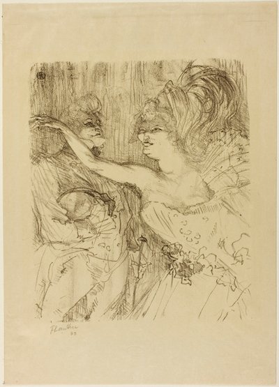 Guy en Mealy, in "Parijs die Loopt" door Henri de Toulouse-Lautrec