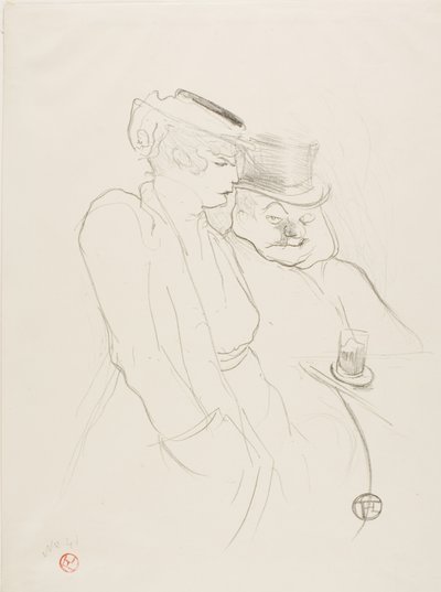 In hun veertiger jaren door Henri de Toulouse-Lautrec