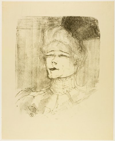 Jeanne Granier, uit Treize Lithographies door Henri de Toulouse-Lautrec