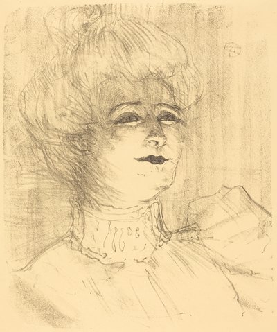 Jeanne Hading door Henri de Toulouse-Lautrec