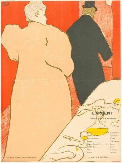 Geld door Henri de Toulouse-Lautrec