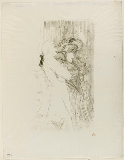 Lender en Auguez in La Chanson de Fortunio door Henri de Toulouse-Lautrec