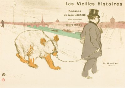 Les Vieilles Histoires, omslag/frontispice door Henri de Toulouse-Lautrec