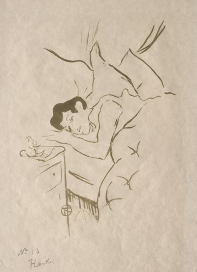 Les Vieilles histoires: Ta Bouche door Henri de Toulouse-Lautrec