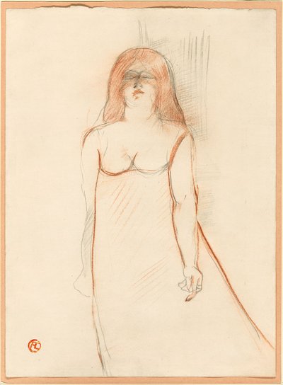 Juffrouw Cocyte door Henri de Toulouse-Lautrec