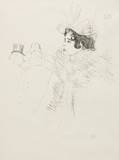 Miss May Belfort door Henri de Toulouse-Lautrec