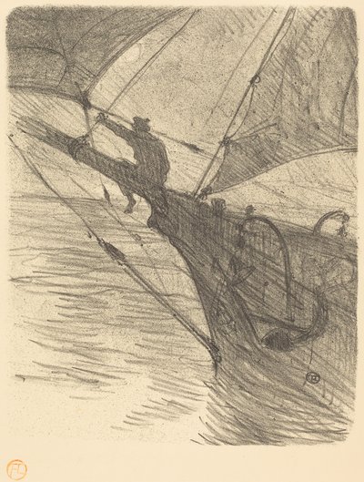 Oceano Nox door Henri de Toulouse-Lautrec