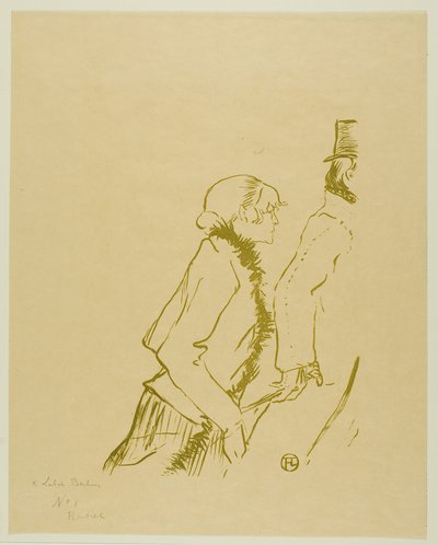 Arme Straatprostituee! door Henri de Toulouse-Lautrec
