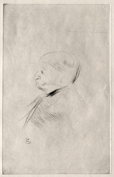 Portret van M. X. door Henri de Toulouse-Lautrec