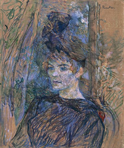 Portret van Suzanne Valadon door Henri de Toulouse Lautrec