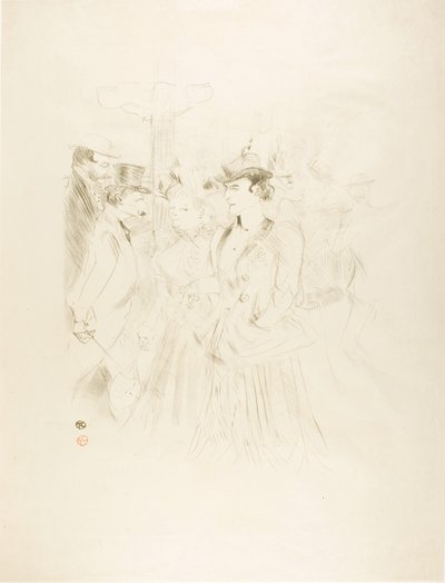 Promenade door Henri de Toulouse-Lautrec