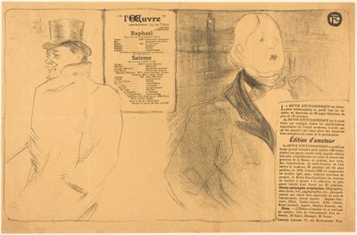 Rafaël; Salomé door Henri de Toulouse-Lautrec