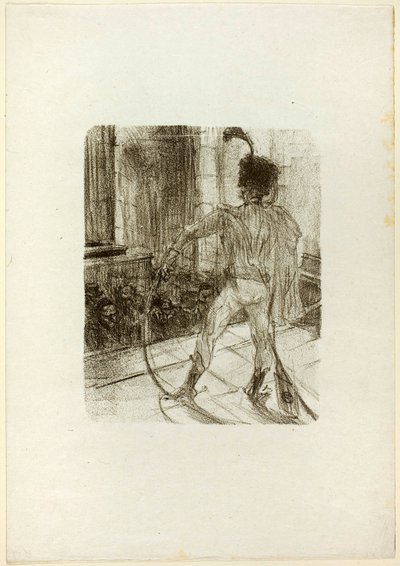Schlomé Fuss in de Synagoge, uit Au Pied du Sinaï door Henri de Toulouse-Lautrec