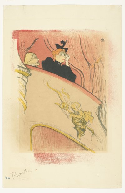 De Doos met het Vergulde Masker door Henri de Toulouse Lautrec