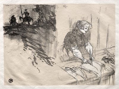 De korte vreugden: Omslag door Henri de Toulouse-Lautrec