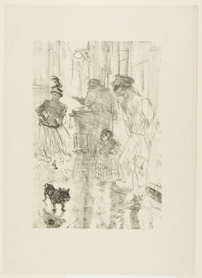 De Kastanjeverkoper door Henri de Toulouse-Lautrec