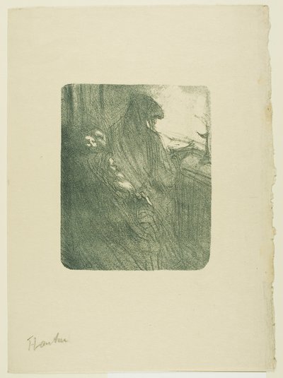 De Oude Flirts, uit Mélodies de Désiré Dihau door Henri de Toulouse-Lautrec