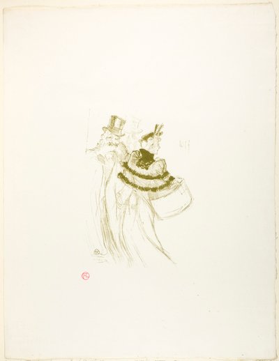 De Oude Heren door Henri de Toulouse-Lautrec