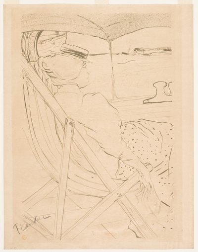 De passagier van 54 door Henri de Toulouse-Lautrec