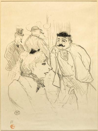 De Stalk—Moulin Rouge door Henri de Toulouse-Lautrec