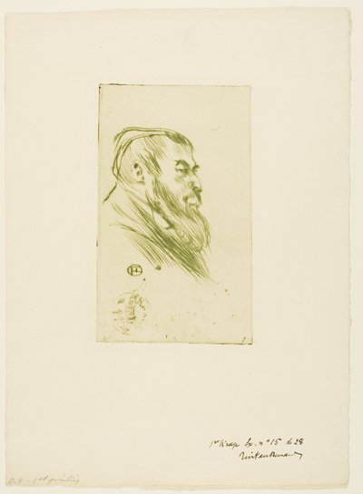 Tristan Bernard door Henri de Toulouse-Lautrec
