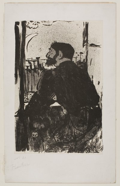 Witte nacht door Henri de Toulouse-Lautrec