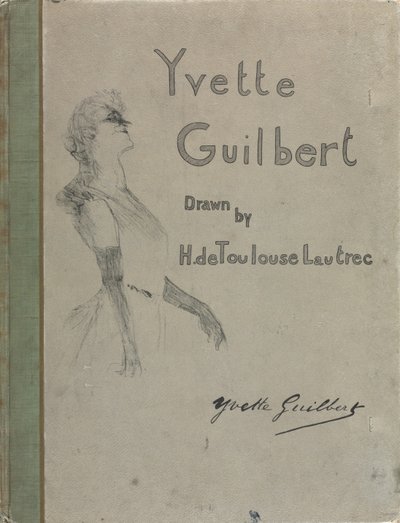 Yvette Guilbert-Engelse Serie: Omslag door Henri de Toulouse-Lautrec
