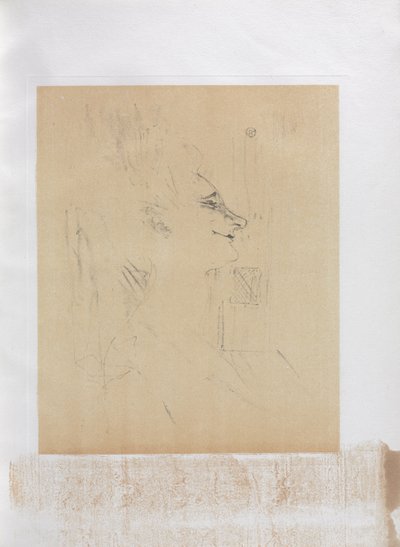 Yvette Guilbert-Engelse Serie: Soularde door Henri de Toulouse-Lautrec