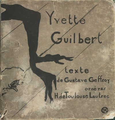 Yvette Guilbert - Franse Serie: Omslag door Henri de Toulouse-Lautrec