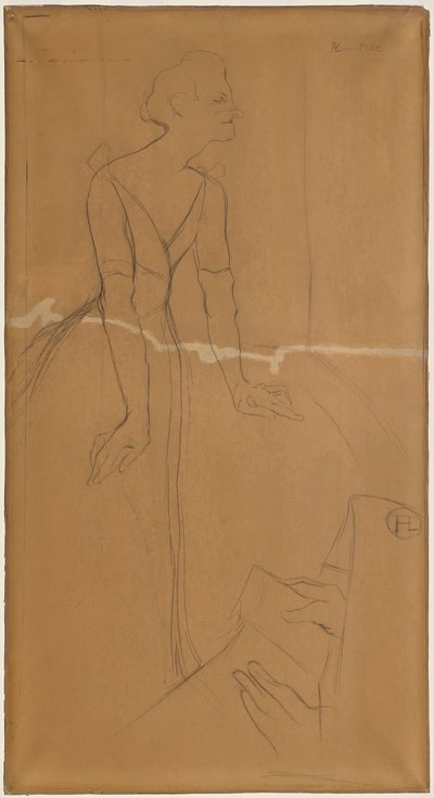 Yvette Guilbert door Henri de Toulouse-Lautrec