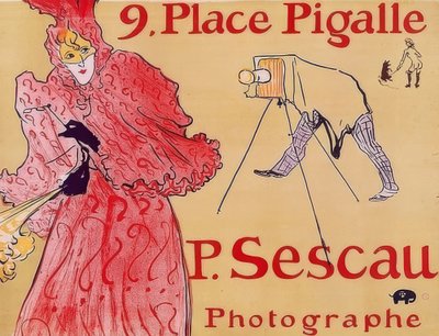 9. Place Pigalle - P. Sescau, Fotograaf door Henri de Toulouse Lautrec
