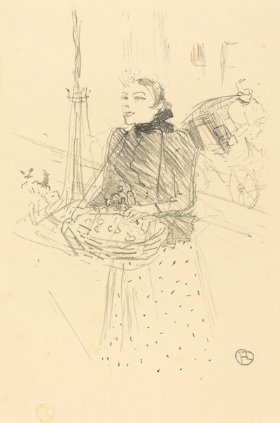 Koop mijn mooie viooltjes door Henri de Toulouse Lautrec