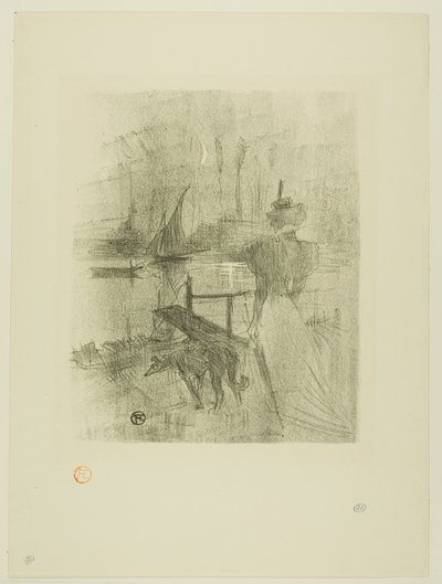 Afscheid door Henri de Toulouse Lautrec