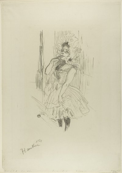 Anna Held, in Toutes ces Dames au Théâtre door Henri de Toulouse Lautrec