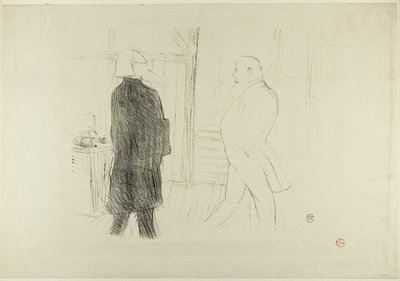 Antoine en Gémier, in Une Faillite door Henri de Toulouse Lautrec