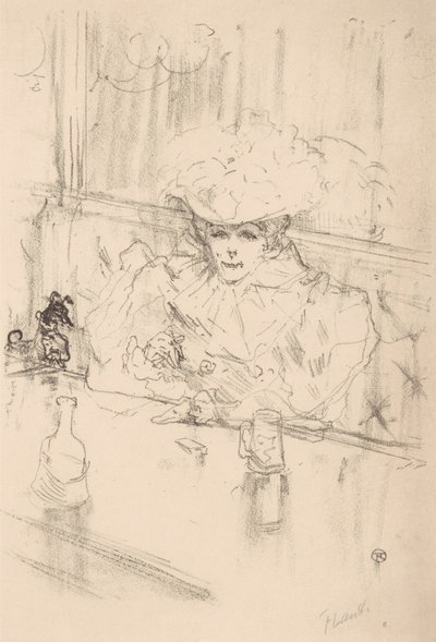 Bij de Brasserie Hanneton, 1898 door Henri de Toulouse Lautrec