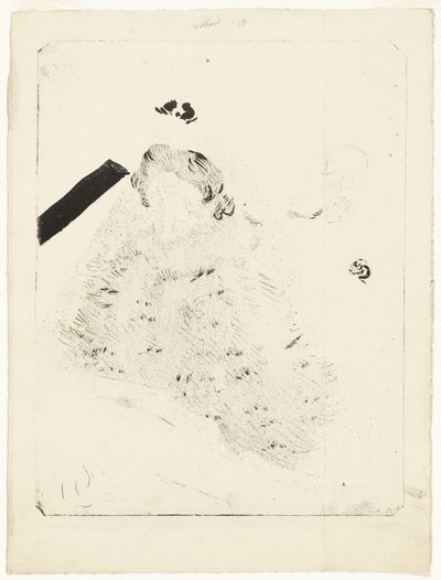 Op het concert door Henri de Toulouse Lautrec