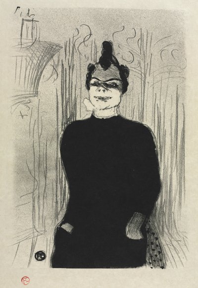 Bij de Gaieté Rochechouart: Nicolle door Henri de Toulouse Lautrec