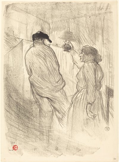 In het Théâtre-Libre: Antoine in "L