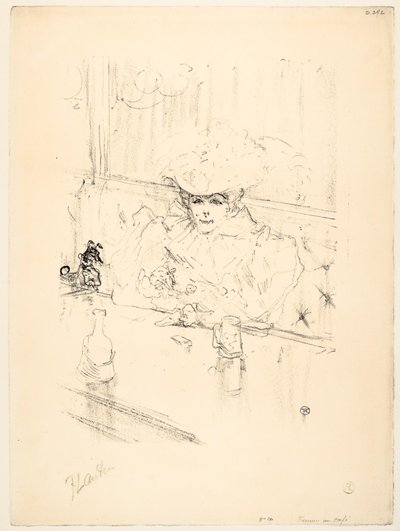 Aan Hanneton door Henri de Toulouse Lautrec