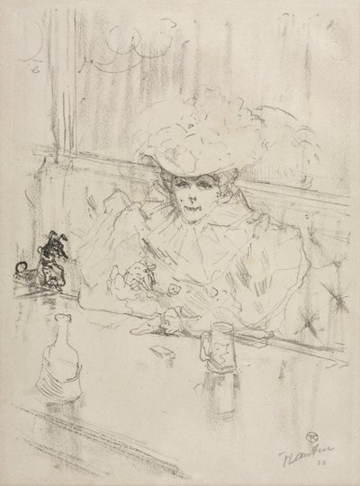 Au Hanneton door Henri de Toulouse Lautrec