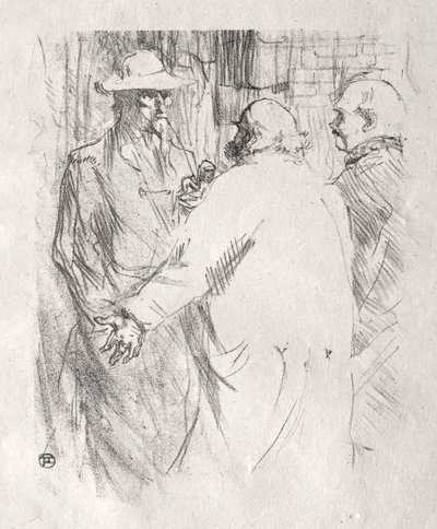 Aan de Voet van de Sinaï: Clemenceau in Busk door Henri de Toulouse Lautrec