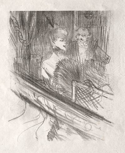 Aan de voet van de Sinaï: Le Baron Moïse, 1898 door Henri de Toulouse Lautrec